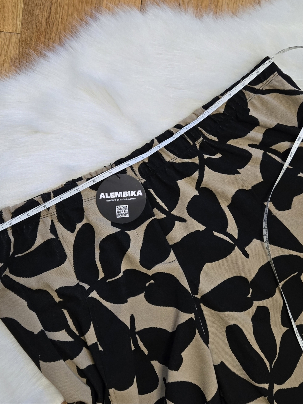 NWT Alembika Jenny Jacquard Punto Pants, Blackout Size 7 (US 18-20) - Picture 9 of 9